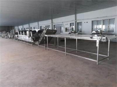 清徐縣“ 綠恒?！滨r切蔬菜加工設備案例